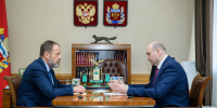 Игорь Комаров и Евгений Солнцев обсудили развитие региона. - Нагорский муниципальный район
